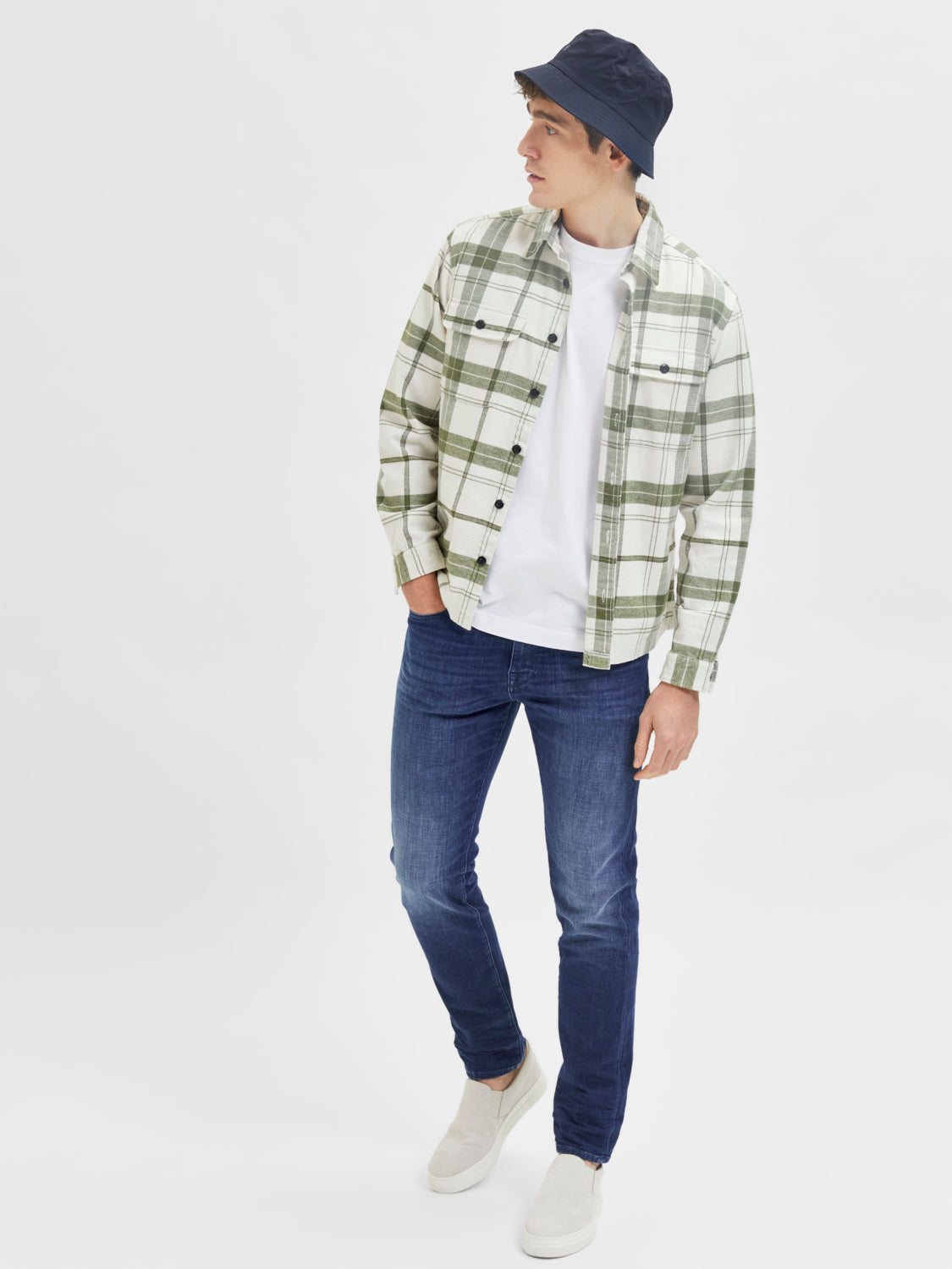 SLHSLIM-LEON Jeans - Medium Blue Denim